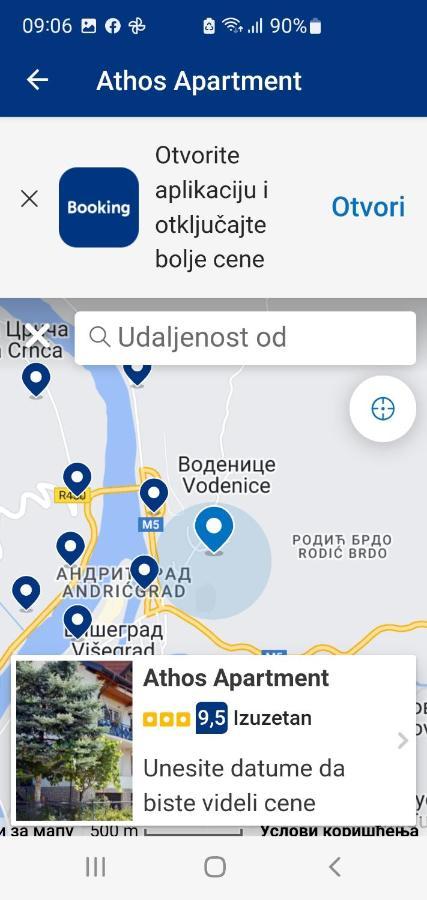 "Athos"Apartment Potkrovlje Višegrad Esterno foto